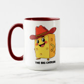 Grappig De Grote Kaas 10-Gallon Cowboyhoed Baas Mok (Links)