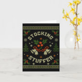 Grappig de Kous Kousvulling Bijpassend Koppel Kaart (Gele Bloem)