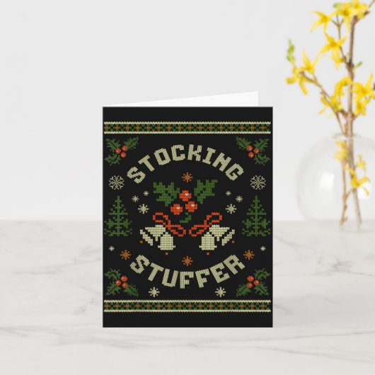 Grappig de Kous Kousvulling Bijpassend Koppel Kaart (Gele Bloem)