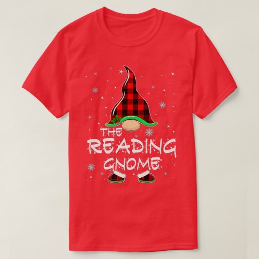 Grappig de lezer van Red Buffalo Pset Christma T-shirt (Design voorkant)