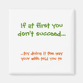 Grappig, de manier waarop je vrouw je vertelde om magneet (Voorkant)