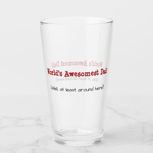 Grappig | De oudste pap ter wereld | VADERDAG Glas (Achterkant)