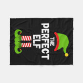 Grappig De perfecte Elf Kerstfeest Pajam Fleece Deken (Voorkant (Horizontaal))