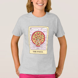 Grappig de Pizza Tarot Kaart T-shirt