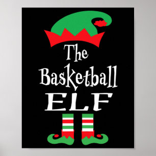 Grappig De Sketll Elf Shirt Kerst Overeenkomende F Poster