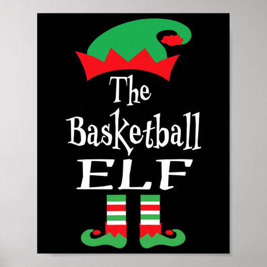 Grappig De Sketll Elf Shirt Kerst Overeenkomende F Poster (Voorkant)
