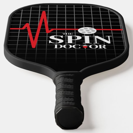 Grappig de Spin Doctor Spuit Heartbeat Chart Pickleball Paddle (Laagn)