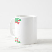 Grappig De Verrotte Elf Truit Kerst Overeenkomst Koffiemok (Voorkant links)