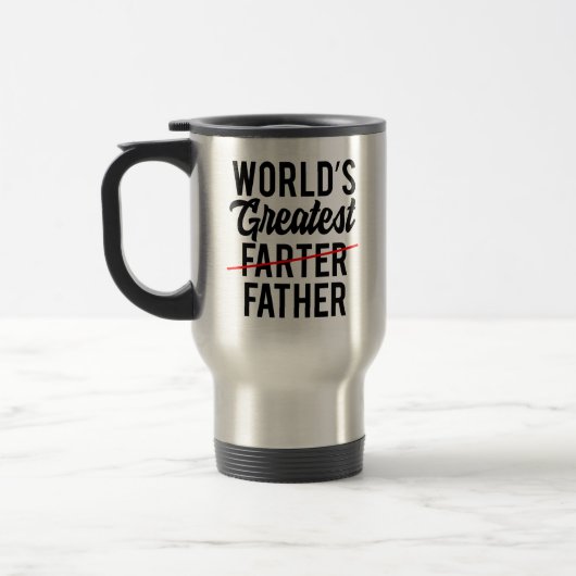 Grappig de wereld's sterkste vader reisbeker (Links)