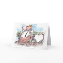 Grappig de wijnglas van de varkensholding met