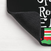 Grappig De Zilveren Rotten Elf Shirt Kerstmismatch Muismat (Hoek)