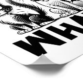 Grappig Debat 2024 Huisdieren Hond Kat Ze eten Wat Poster (Hoek)