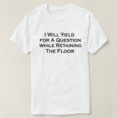 Grappig debat citeren spreken in het openbaar argu t-shirt (Design voorkant)