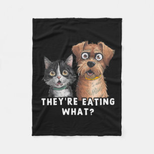 Grappig Debat Verkiezing 2024 Huisdieren Hond Kat Fleece Deken