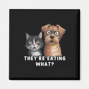 Grappig Debat Verkiezing 2024 Huisdieren Hond Kat Magneet