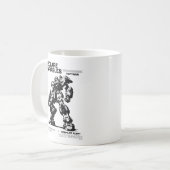 Grappig declareer variabelen niet War Mech Warrior Koffiemok (Voorkant links)