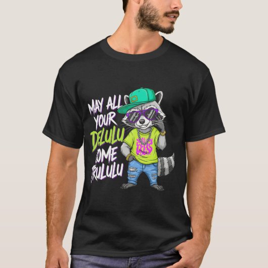 Grappig Delulu Trulululu Wasbeer T-shirt | Cool Hi (Voorkant)