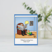 Grappig denken aan je Humor Briefkaart (Staand voorkant)