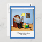 Grappig denken aan je Humor Briefkaart (Voorkant / Achterkant)