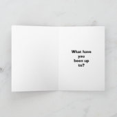 Grappig denken aan je Humor Wenskaart Kaart (Binnen)