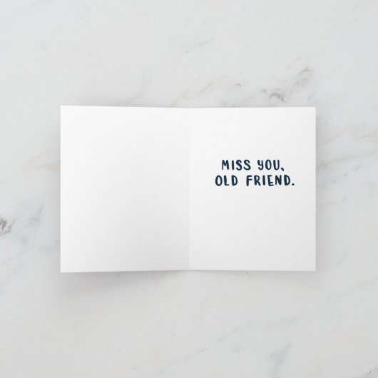 Grappig denken aan jou bedankkaart (Binnen)