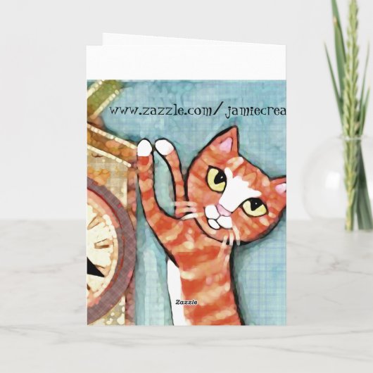 Grappig Denken aan jou Wenskaart - Custom Kaart (Achterkant)