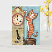 Grappig Denken aan jou Wenskaart - Custom Kaart (Gele Bloem)