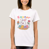 Grappig Denken Bunny 2025 – Pasen Vibes T-shirt (Voorkant)