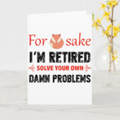 Grappig design in ruste kaart (Gele Bloem)