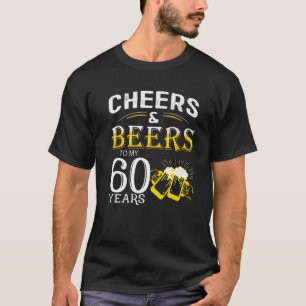 Grappig design, kousen en bier tot mijn 60-jarige  t-shirt