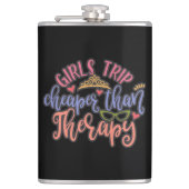 Grappig design-meiden zijn goedkoper dan therapie heupfles (Voorkant)