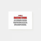 Grappig detective.. Zeer onwaarschijnlijk Post-it® Notes (Voorkant)