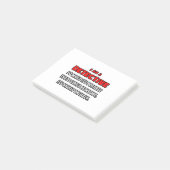 Grappig detective.. Zeer onwaarschijnlijk Post-it® Notes (Schuin)