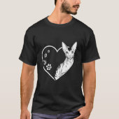 Grappig Devon Rex Pixie Kat Design voor Kat Liefhe T-shirt (Voorkant)