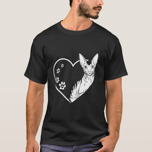 Grappig Devon Rex Pixie Kat Design voor Kat Liefhe T-shirt (Voorkant)