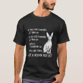Grappig Devon Rex Pixie Kat Design voor Kat Liefhe T-shirt (Voorkant)