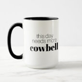 Grappig deze dag heeft meer koebel nodig mok (Links)