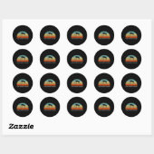 Grappig Deze Dingen Mug  Ronde Sticker (Vel)