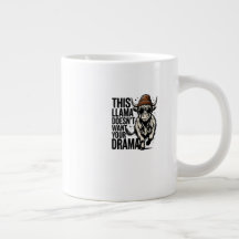 Grappig "Deze Lama Wil Jouw Drama Niet" T-Shirt
