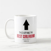 Grappig 'Deze man heeft de beste vriendin Koffiemok (Links)