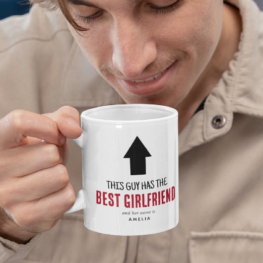 Grappig 'Deze man heeft de beste vriendin Koffiemok