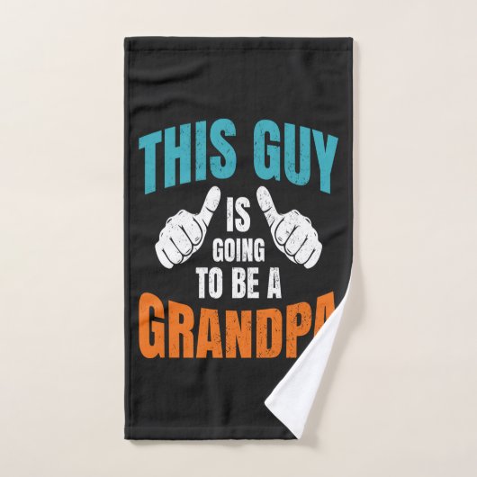 Grappig deze man wordt opa handdoek (Handdoek)