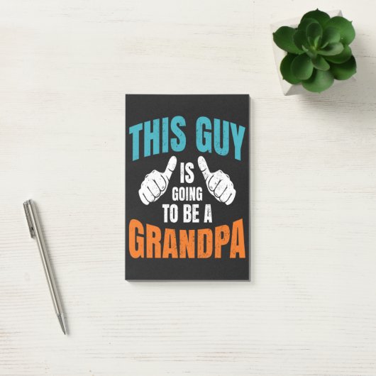 Grappig deze man wordt opa post-it® notes (Kantoor)