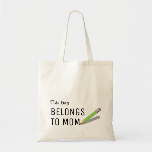 Grappig 'Deze tas is van mama' cadeau (Voorkant)