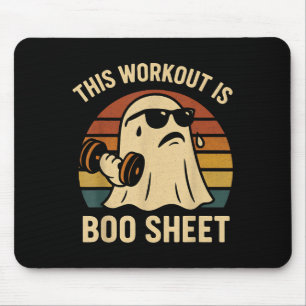 Grappig deze workout is boekenblad Halloween Ghost Muismat