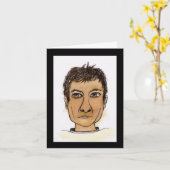 Grappig die alle antwoorden kent kaart (Gele Bloem)