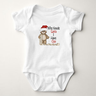 Grappig die Santa Opa nodig heeft Romper