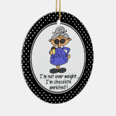Grappig Dieet Humor Kerst Ornament (Rechts)