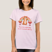Grappig dieet kat vieren met ijs t-shirt (Voorkant)