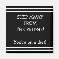 Grappig dieet motivatie koelkast magneet